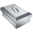 Sunstone Drop-in Gas Single Side Burner - 1SSB-LP/1SSB-NG- Covered With Hood