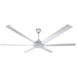 Big Ass Fans Mammoth  84" Smart Indoor/Outdoor Silver Ceiling Fan with Wifi Enable