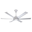 Big Ass Fans Mammoth  60" Smart Indoor/Outdoor Silver Ceiling Fan with Wifi Enable and LED light