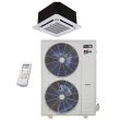 36,000 BTU 23 SEER ACiQ Single Zone Ceiling Cassette Mini Split System | Extreme Series