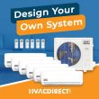 Stealth DIYCOOL Design Your Own 6 Zone Heat Pump System R454B