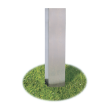 Broilmaster P3X Natural Gas Grill On Stainless Steel In Ground Post with Optional Conversion Kit - P3PK6N / BCK1011 in ground post