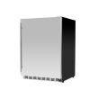 Summerset 24 Inch 5.3 Cu. Ft. Right Hinge Outdoor Rated Refrigerator - SSRFR24S - Right Side View