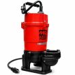 Multiquip Submersible Trash Pump | 2/3 HP | Aluminum/Cast Iron | Max 79 GPM | Max 40 ft. Head | 115V | 25 ft. Cord | ST2040T - ST2040T