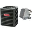 2.5 Ton 13.5 SEER Goodman Air Conditioner with Upflow/Downflow 24.5" Uncased Coil - GSX130301 / CAUF3743D6