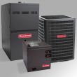 Goodman 2 Ton 14 SEER 80% AFUE 60,000 BTU Gas Furnace and Air Conditioner System - Upflow - GSX140241 / CAPFA2418A6 / GM9S800603AN