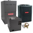 2 Ton 13.4 SEER2 80% AFUE 40,000 BTU Goodman Gas Furnace and Air Conditioner System - Upflow - GSXN3N2410 / CAPFA2922A6 / GM9S800403AN / TX2N4A