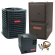 Goodman 3.5 Ton 13 SEER 97% AFUE 100,000 BTU Gas Furnace and Air Conditioner System - Downflow - GSX130421 / CAPF4860C6 / GCVM971005CN / TXV-42