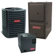 1.5 Ton 13.4 SEER2 96% AFUE 80,000 BTU Goodman Gas Furnace and Air Conditioner System - Downflow - GSXN3N1810 / CAPFA2422B6 / GC9C960803BN
