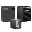 2 Ton 16 SEER2 Goodman R32 Electric Furnace and Heat Pump System - Upflow/Downflow - 17.5" - GLZS5BA2410 / CAPTA3626B3 / MBVB12BP1X00