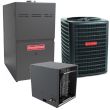 4 Ton 13.4 SEER2 80% AFUE 80,000 BTU Goodman Gas Furnace and Air Conditioner System - Horizontal - GSXN3N4810 / CHPT4860D4 / GM9S800804CN