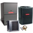 2 Ton 13.4 SEER2 80% AFUE 60,000 BTU Goodman Gas Furnace and Air Conditioner System - Horizontal - GSXN3N2410 / CSCF3036N6 / GM9S800603BN / TX2N4A