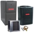 2 Ton 13.4 SEER2 92% AFUE 40,000 BTU Goodman Gas Furnace and Air Conditioner System - Horizontal - GSXN3N2410 / CSCF3642N6 / GM9S920403AN / TX2N4A