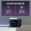 24,000 BTU 20.8 SEER Stealth Solar Single Zone Wall Mount Mini Split System - R32 | 230V - Heating and Cooling