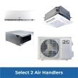 Stealth Comfort Dual Zone Heat Pump System - Design Your Own R410A - Select 2 Air Handlers