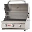 Bull 24" Grill Head Steer 4 Burner 45,000 BTU's - 69008/9 - Left Open View