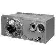 Sterling GG Series Greenhouse Unit Heater GG060A2NSA11 front view with adjustable horizontal discharge louvers and durable gray steel housing.