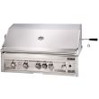 Sunstone 5 Burner 42 Inch Freestanding Gas Grill With Rotisserie With Cart - SUN5B-IR/Cart  - Front View