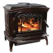 Breckwell SWC21M Mahogany Porcelain Enameled Wood Stove