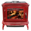 Breckwell SWC21R Red Porcelain Enameled Wood Stove