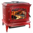 Breckwell SWC21R Red Porcelain Enameled Wood Stove