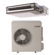 18,000 BTU 20 SEER Concealed Duct Mitsubishi Mini-Split Single Zone Heat Pump - SEZ-KA18NA2