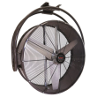 Triangle Fan 36" 1 Speed 1/2 HP 115V 1-Phase Open Drip Proof Motor Direct Drive Ceiling Mount Fan- CMPC3613