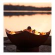 Fire Pit Art Wood Fire Pit- Manta Ray