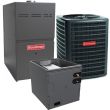 2 Ton 13.5 SEER2 80% AFUE 40,000 BTU Goodman Gas Furnace and R32 Air Conditioner System - Upflow - GLXS3BN2410 / CAPFA2422A3 / GR9S800403AN