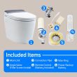 ACiQ Smart Toilet, One-Piece with Bidet, Auto Flush, Heated Seat, LED Display - ACIQ-ST-WB