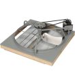 TPI 30" 2 Speed Heavy Duty Belt Drive Fan W/ No Joist Cut Shutter 1/3 HP - BD302WHS