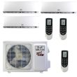 Stealth 24,000 BTU 23 SEER Tri Zone Wall Mounted Pinnacle Heat Pump System 9+9+9 - SC-27Z-HH-M3 / SC-09W-HP230-3