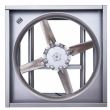 Triangle Fans 48" Direct Drive Reversible Exhaust Fan with 1 Speed, 2 HP, 230/460V, 3-Phase Totally Enclosed Motor - FHIR4817T-X-DD
