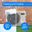 ACiQ Essentials Heating and Cooling outputs - provides efficient heat at temperatures down to 5 degrees F & provides efficient cooling at temperatures up to 125 degrees F