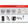 Ventis 6 Inch Single Wall Black Pipe