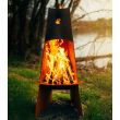 Fire Pit Art Wood Fire Pit- Vesuvious