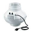 Vents 4" AntiRADON In-Line  Centrifugal Plastic Fan - VK 100