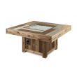The Outdoor Greatroom Vintage Square Gas Fire Pit Table - VNG-2424BRN