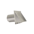10" Wall Vent with Damper and Screen