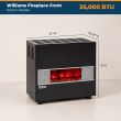 Williams 35,000 BTU Natural Gas, Fireplace Front, Room Heaters with Blower - 3502522A / 2102
Williams 35,000 BTU Natural Gas, Fireplace Front, Room Heaters ideal for warming homes, garages, or workshops
