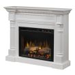 Dimplex Winston Electric Fireplace With White Mantel- DFP26L-PRO-1109W