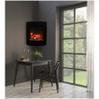 Amantii LUMINA Corner Wall Mount Smart Electric Fireplace - WM-BI-2428-VLR-BG-B