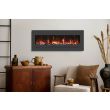 Amantii WM-FML-STL Linear Electric Fireplace - WM-FML-STL-B
