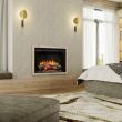 Dimplex Nova 33-Inch Plug-In Electric Fireplace w/Logs - XHD33L
