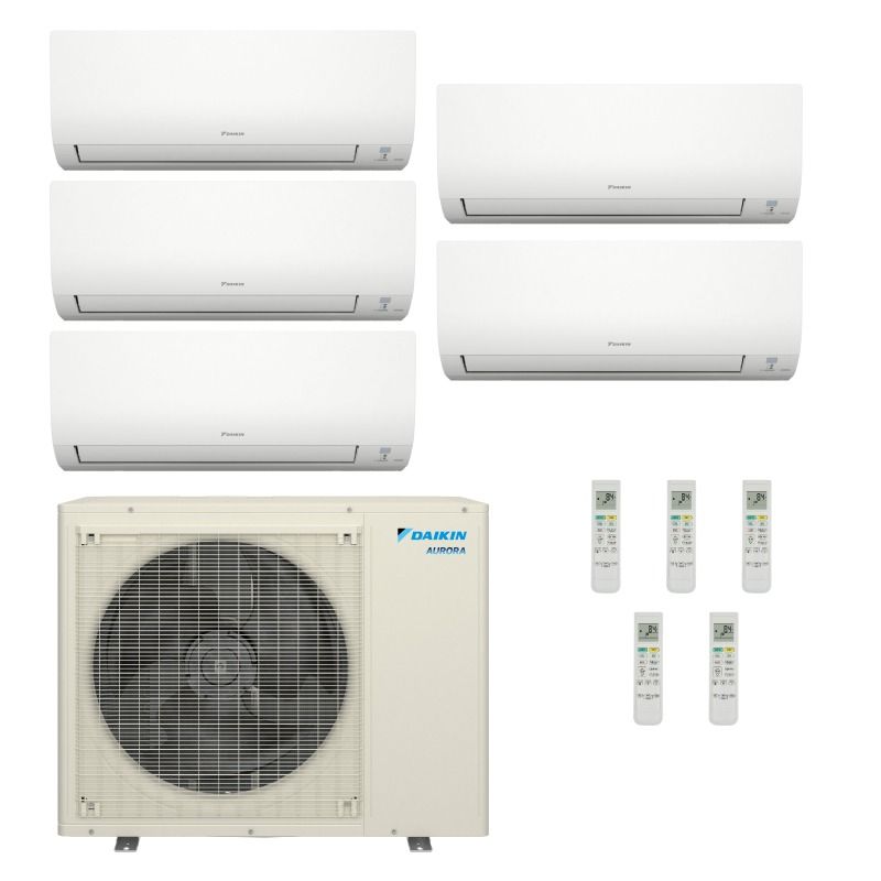 Daikin 48,000 BTU MXM 20 SEER2 5 Zone Wall Mount Mini Split Heat