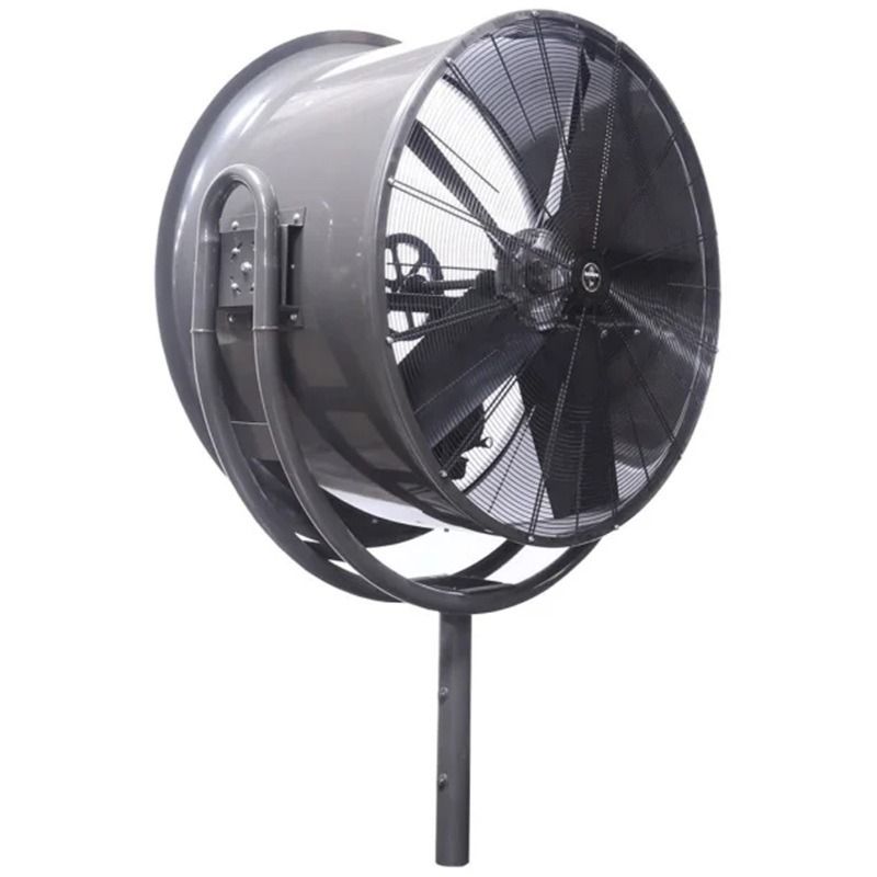 Triangle Fans 54" High Velocity Fan, 1-Speed, 5 HP, 230V, 1-Phase, Belt ...
