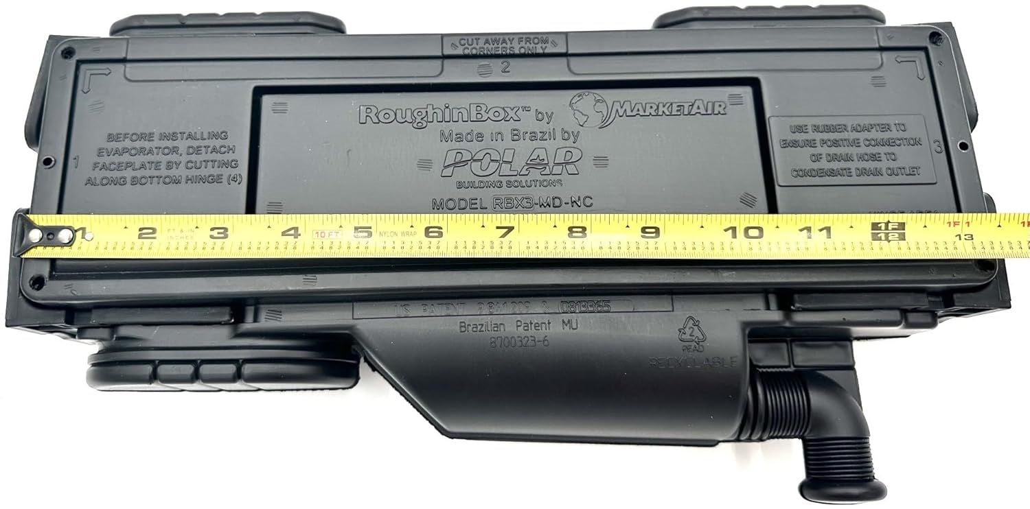 RoughinBox Multi-Drain Rough-In Box for Wall-Mounted Mini Split Systems ...
