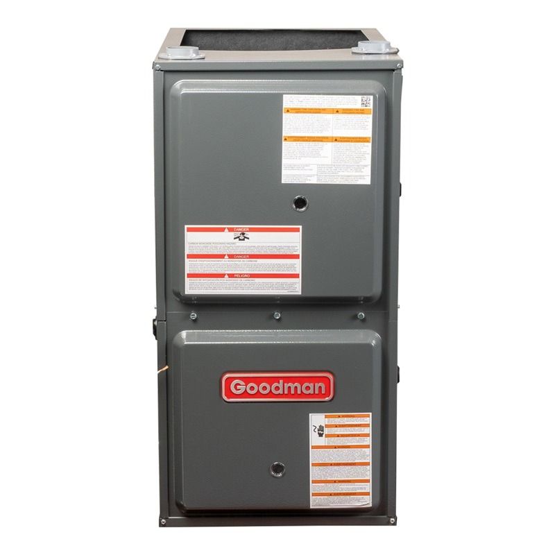 120,000 BTU 96% AFUE Single Stage Goodman Furnace - Downflow/Horizontal ...