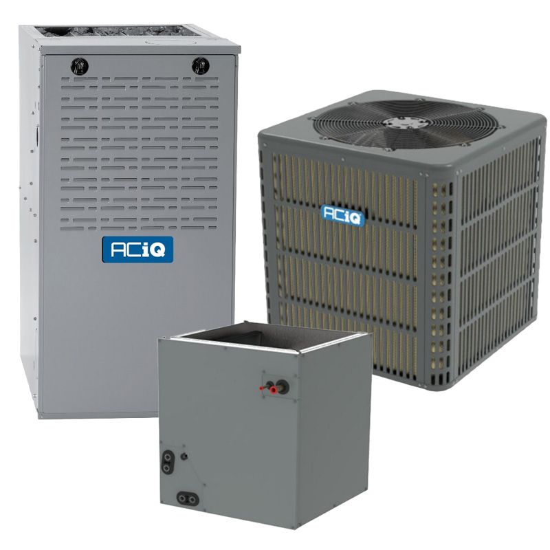 ACiQ 2 Ton 14.3 SEER2 80% AFUE 80,000 BTU Furnace & AC System - R32 ...