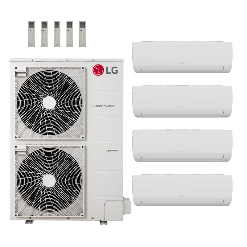 LG 42,000 BTU Multi F Max 21.5 SEER2 4 Zone Wall Mounted Mini